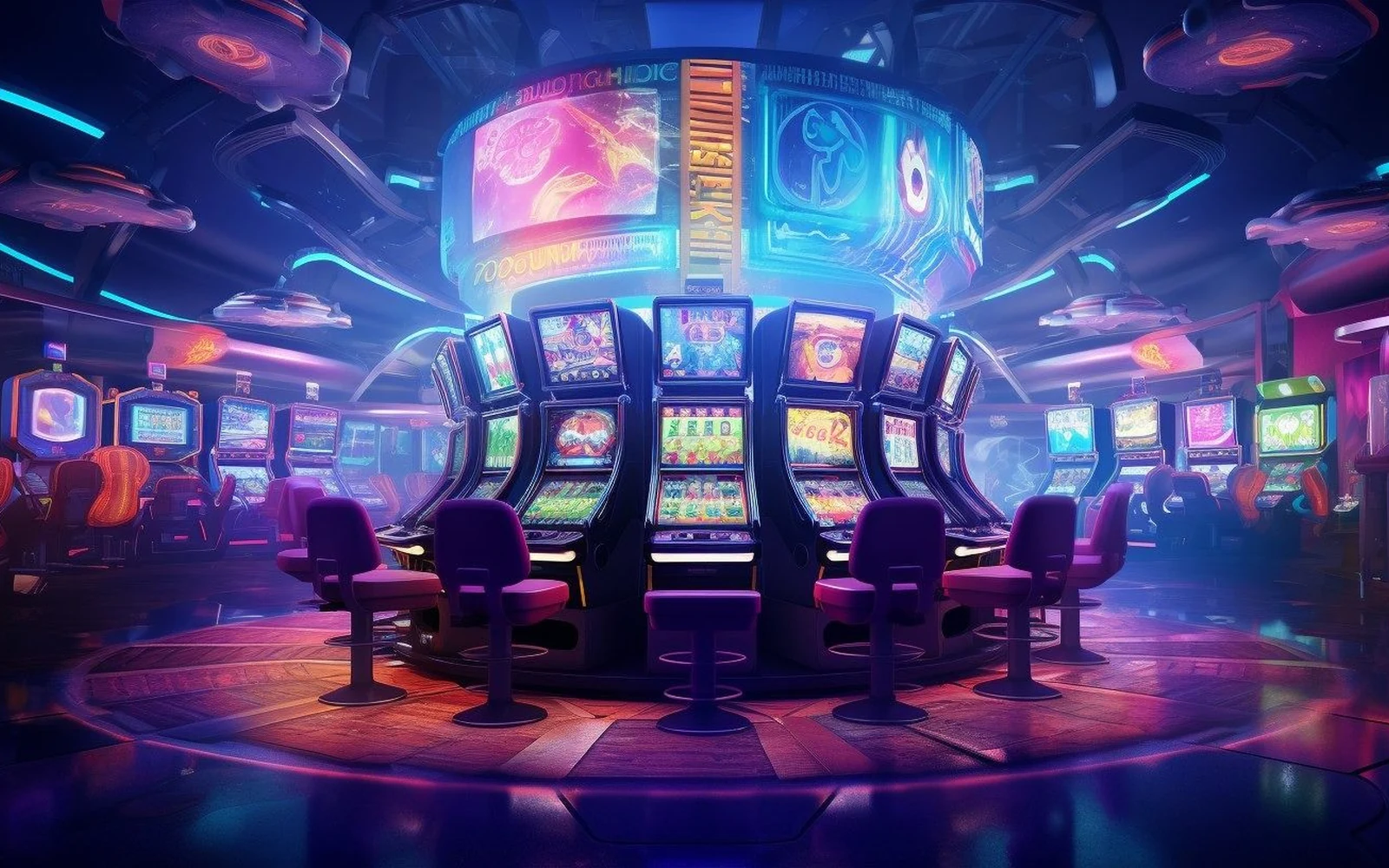 ภาพเกมสล็อตที่มีสัญลักษณ์ Wild และ Scatter